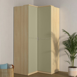Шкаф угловой Helvetia Terra 24LEON16 (Lindberg oak/Eucalyptus)