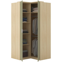 Шкаф угловой Helvetia Terra 24LEON16 (Lindberg oak/Eucalyptus) Thumb
