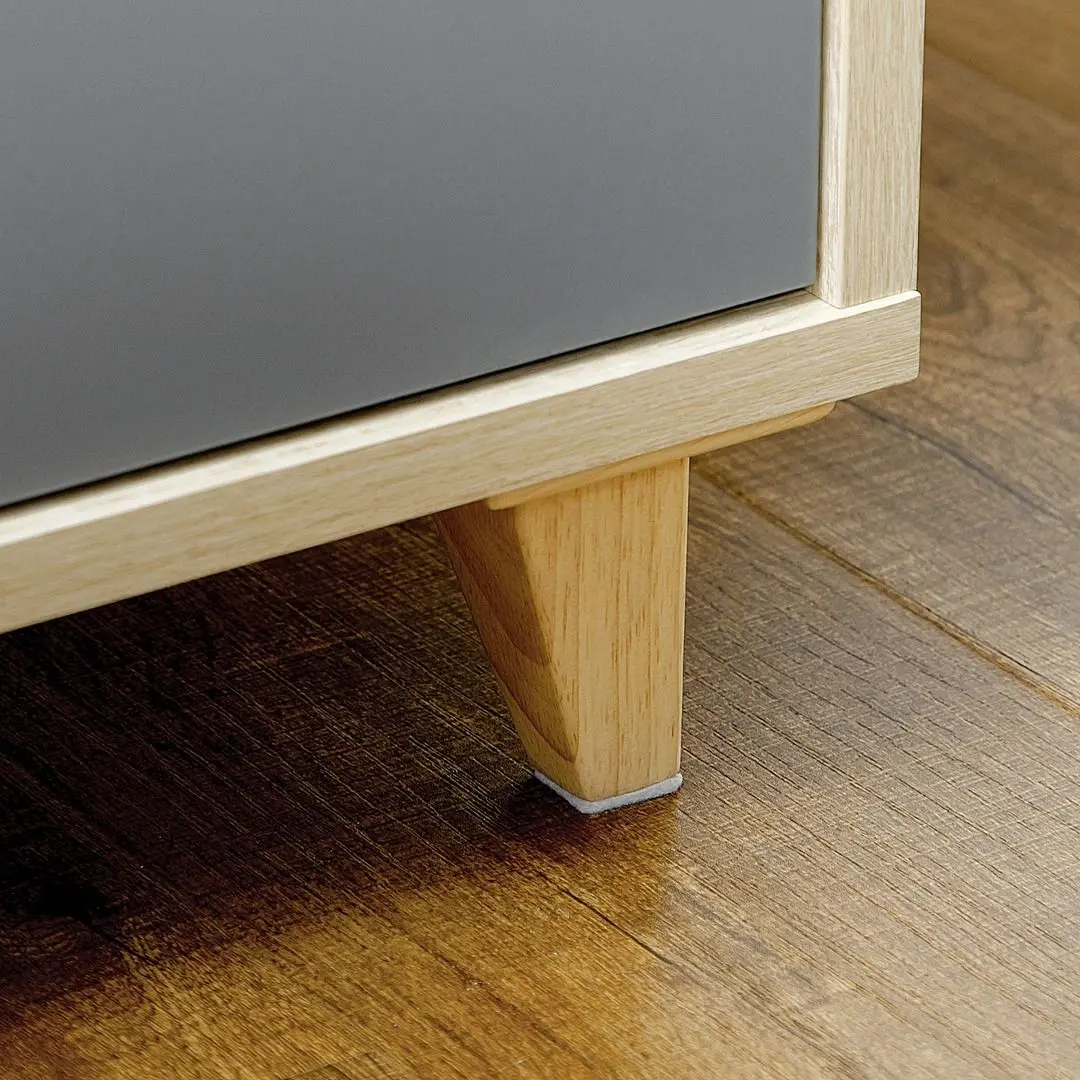 Dulap Homcom 831-531BN 88x50x184 cm (Grey/Brown/Natural Oak)