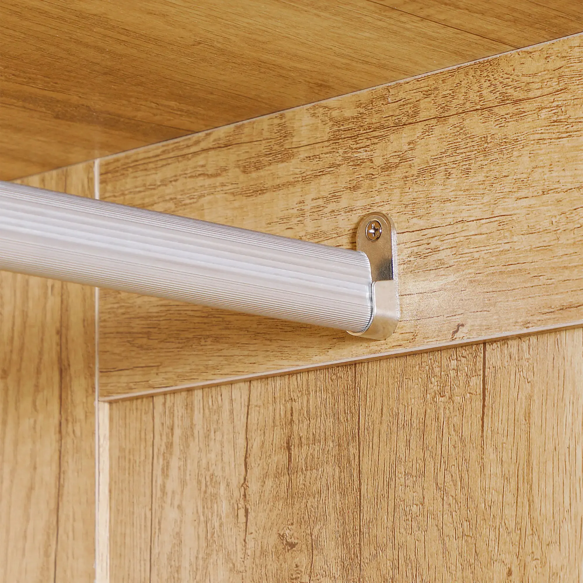 Шкаф Homcom 831-622V00ND 80x180x54 (Natural Wood) - 5