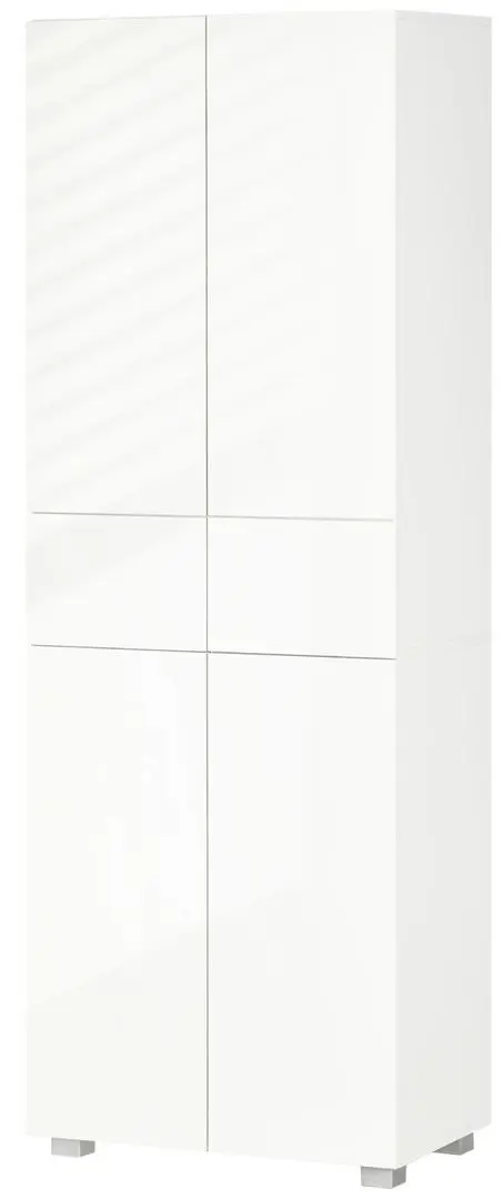 Dulap Homcom 835-612 60x35x170 cm (White Gloss)