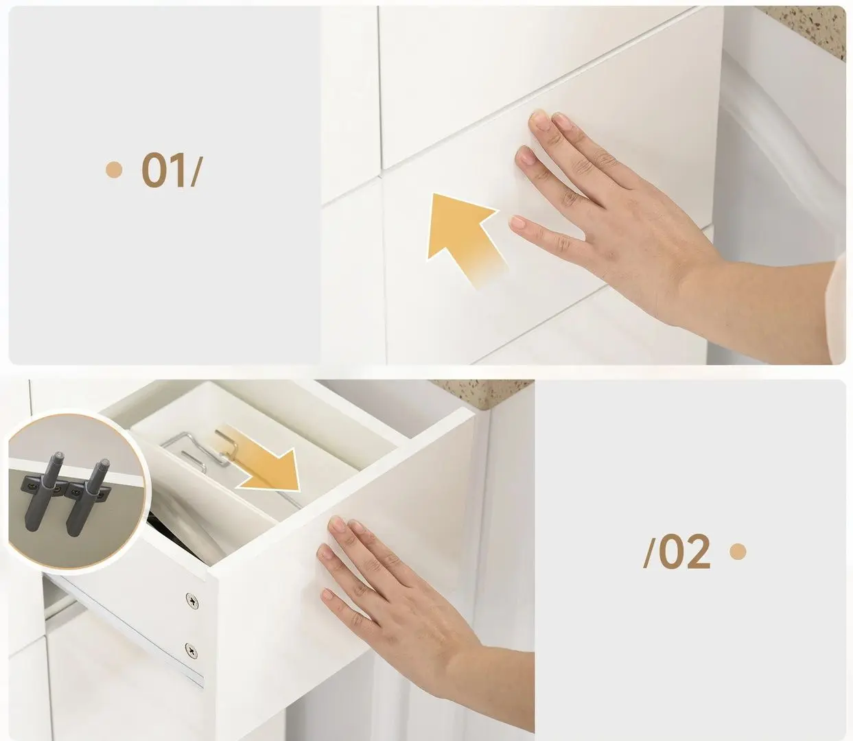 Dulap Homcom 835-612 60x35x170 cm (White Gloss)