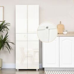 Dulap Homcom 835-612 60x35x170 cm (White Gloss) Thumb