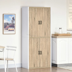 Dulap Homcom 835-631 (White/Natural)