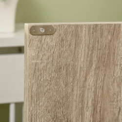 Dulap Homcom 835-631 (White/Natural) Thumb