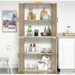 Dulap Homcom 835-631 (White/Natural) Thumb