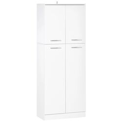 Dulap Homcom 838-097 59x31x155 cm (White) Thumb