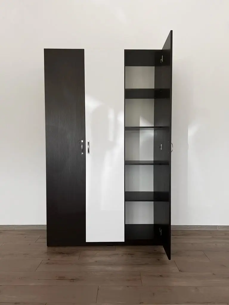 Dulap Ideal Mobila 3D 120x200 (Wenge/White) - 3