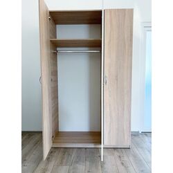 Dulap Ideal Mobila 3D 120x200 (White/Sonoma Oak) Thumb