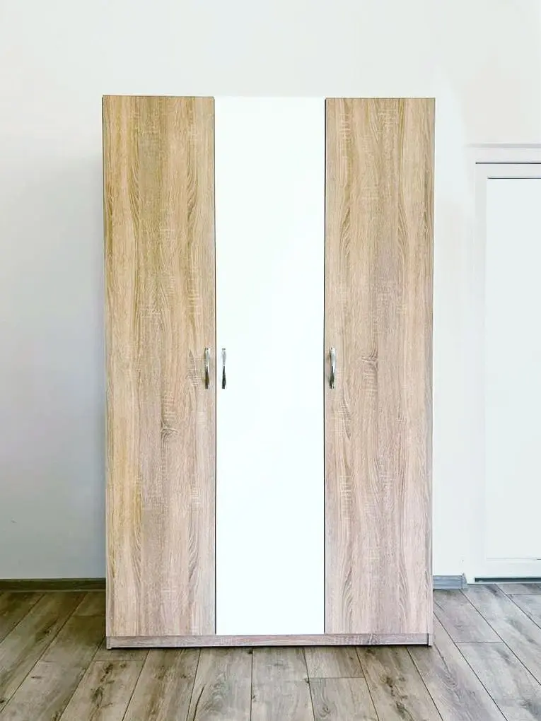 Dulap Ideal Mobila 3D 120x200 (White/Sonoma Oak)