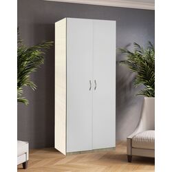 Dulap Ideal Mobila C229 80x40x200 (White/Sonoma Oak)