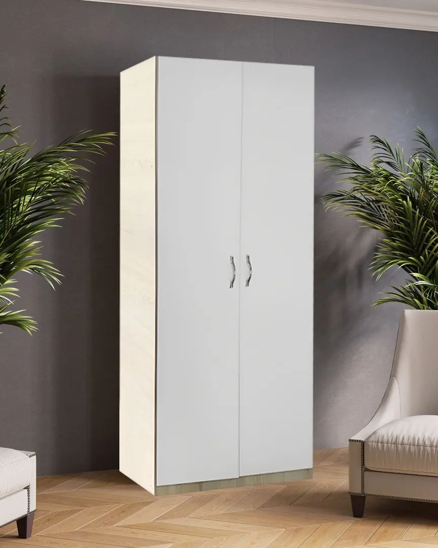 Dulap Ideal Mobila C229 80x40x200 (White/Sonoma Oak)