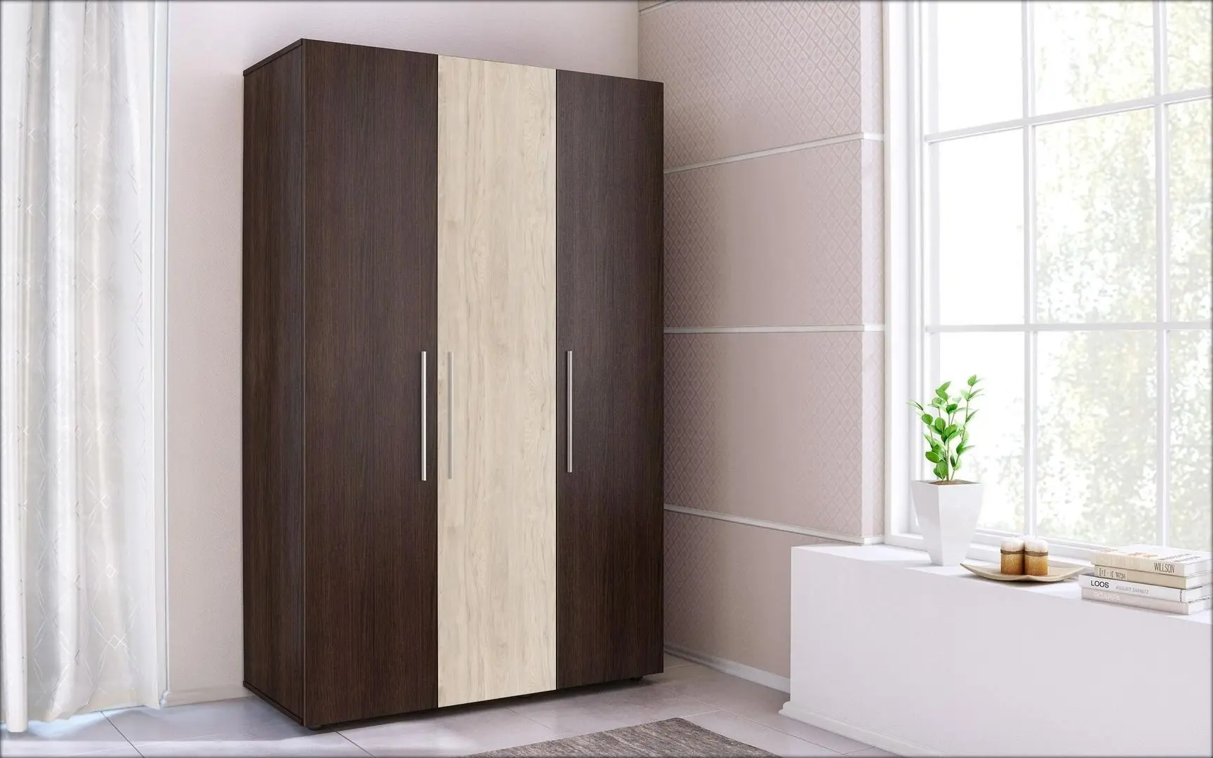 Dulap Ideal Mobila K100 (Wenge/Sonoma Oak)