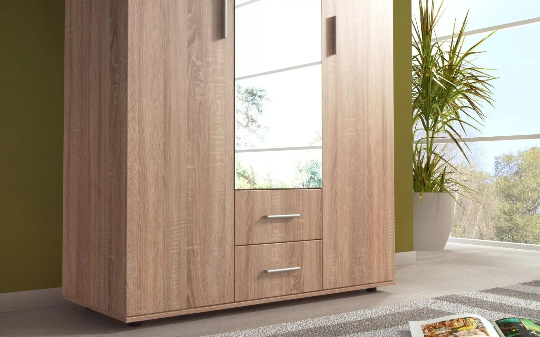 Dulap Ideal Mobila K200 (Sonoma Oak) - 3