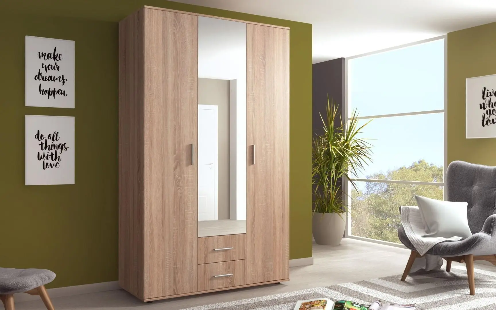 Dulap Ideal Mobila K200 (Sonoma Oak)