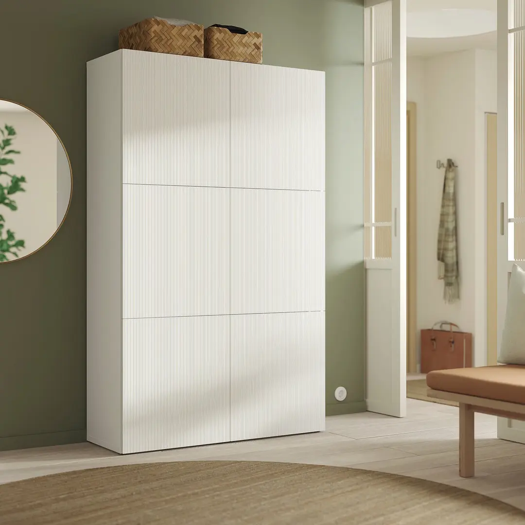 Dulap Ikea Besta/Forvaltare cu usi 120x42x193 (Alb)