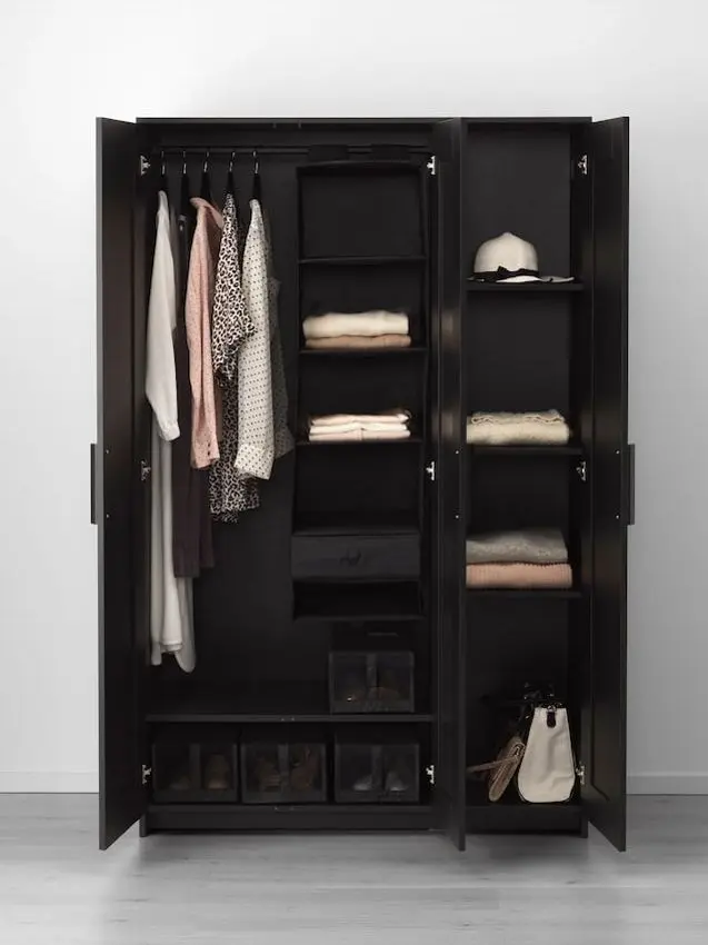 Dulap Ikea Brimnes 117x190 (Negru)