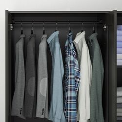 Dulap Ikea Brimnes 117x190 (Negru) Thumb