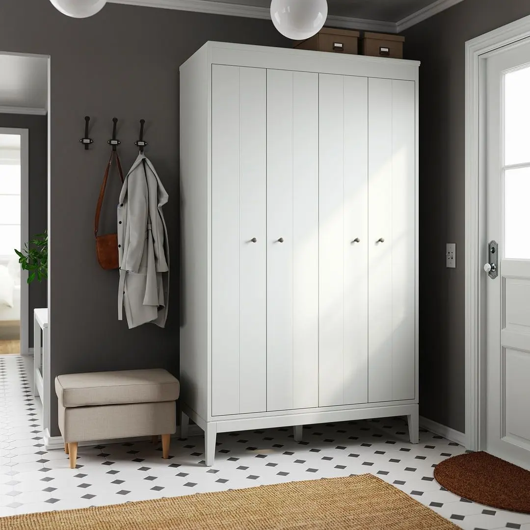 Шкаф Ikea Idanas 121x211 (Белый)