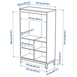 Шкаф Ikea Idanas 121x211 (Белый) Thumb