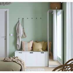 Dulap Ikea Pax/Aheim raft/bara cu oglinda 50x60x201 (Alb)