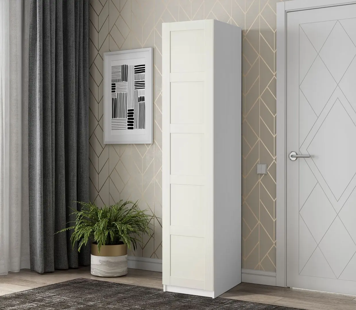 Dulap Ikea Pax/Bergsbo 50x60x236 (Alb)