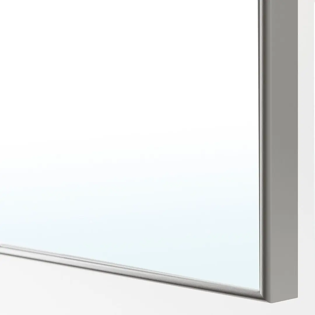 Dulap Ikea Pax/Bergsbo/Aheim rafturi/bare/coș/sertare 150x38x201 (Alb/Oglindă) - 5