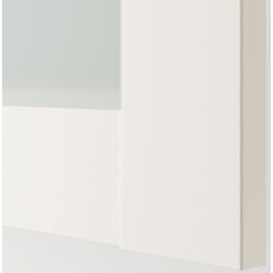 Dulap Ikea Pax/Bergsbo sticla mata 150x60x236 (Alb) Thumb