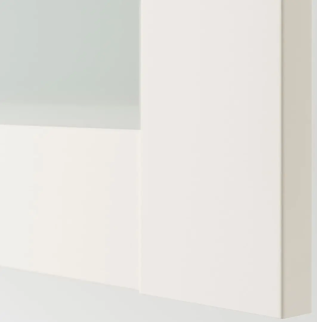 Dulap Ikea Pax/Bergsbo sticla mata 150x60x236 (Alb)