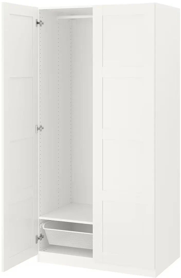 Dulap Ikea Pax/Bergsbo raft/bara/cos 100x60x201 (Alb)