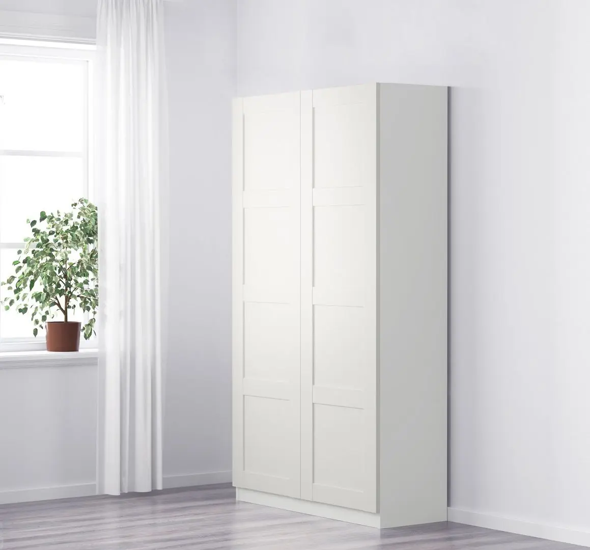 Dulap Ikea Pax/Bergsbo raft/bara/cos 100x60x201 (Alb)