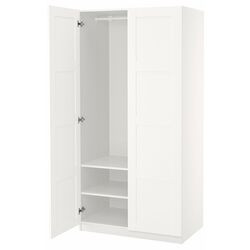 Dulap Ikea Pax/Bergsbo polite/bara 100x60x201 (Alb) Thumb