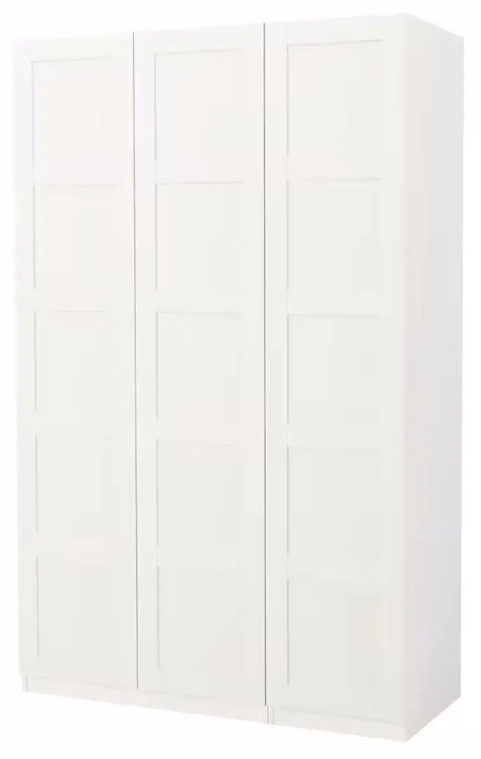 Dulap Ikea Pax/Bergsbo polite/bara/cosuri 150x60x236 (Alb)