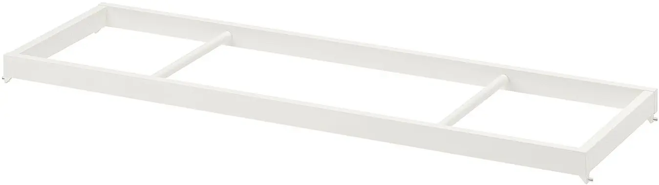 Dulap Ikea Pax/Bergsbo rafturi/bara/cosuri/sticla mata 200x38x236 (Alb)