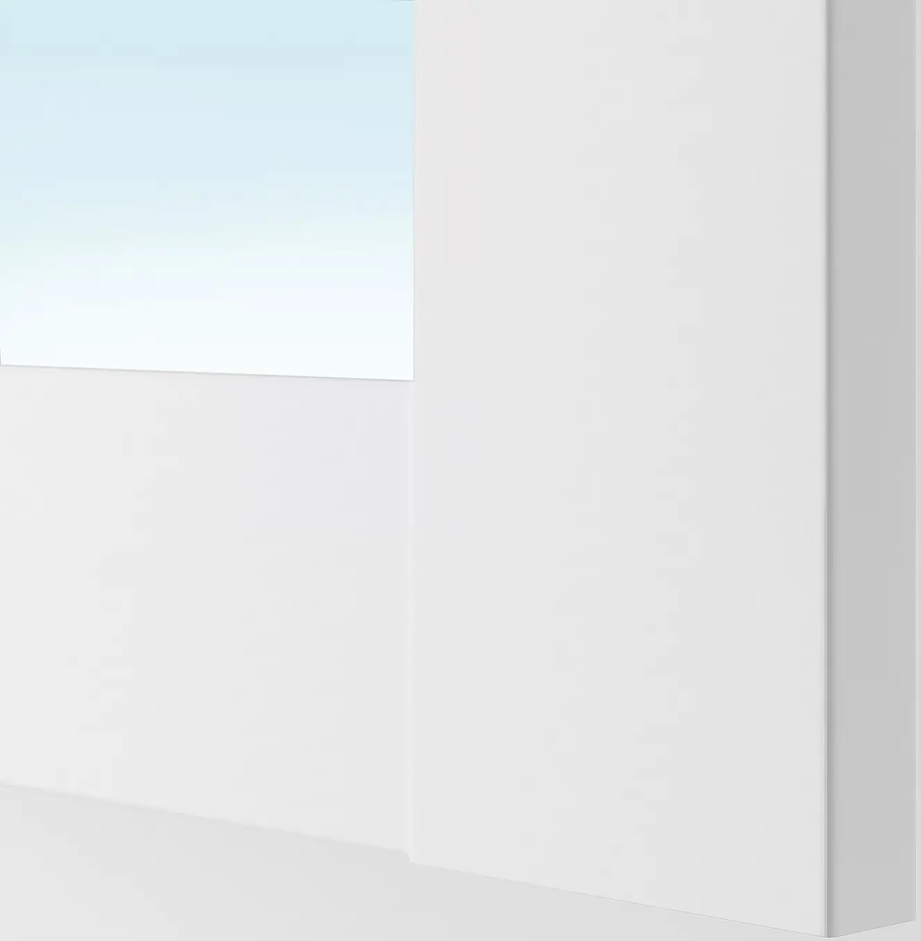 Dulap Ikea Pax/Bergsbo rafturi/bara/cosuri/elemente oglinda 200x38x236 (Alb) - 6