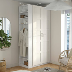 Dukap Ikea Pax/Bergsbo rafturi/bara/etajera 120x60x236 (Alb)