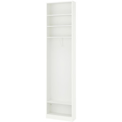 Dulap Ikea Pax/Bergsbo rafturi/bare/sertare/cos/etajere 255x60x236 (Alb) Thumb