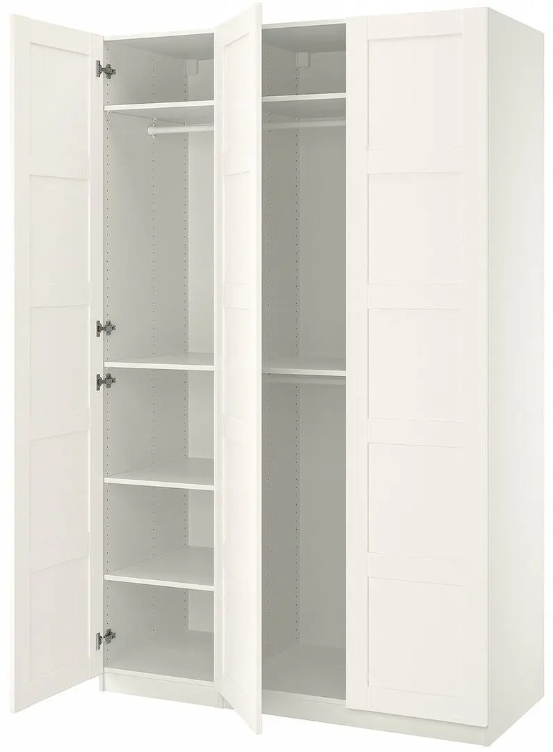 Dulap Ikea Pax/Bergsbo cu cadru 150x60x236 (Alb)