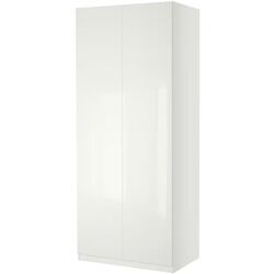 Dulap Ikea Pax/Fardal 100x60x236 (Alb Lucios/Alb) Thumb