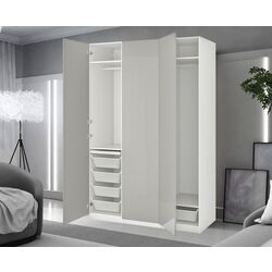 Dulap Ikea Pax/Fardal 150x60x236 (Alb/Gri Deschis Lucios)