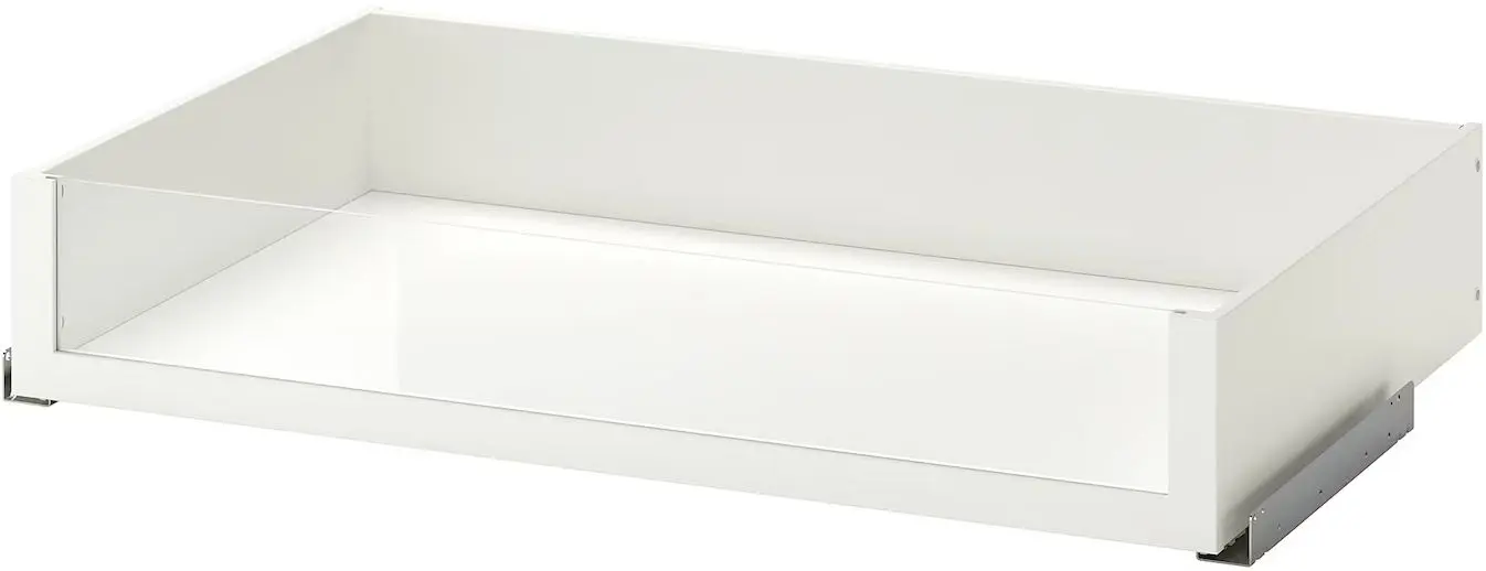 Dulap Ikea Pax/Fardal/Aheim rafturi/bara/6 sertare/2 cosuri/oglinda 150x60x201 (Alb Lucios)