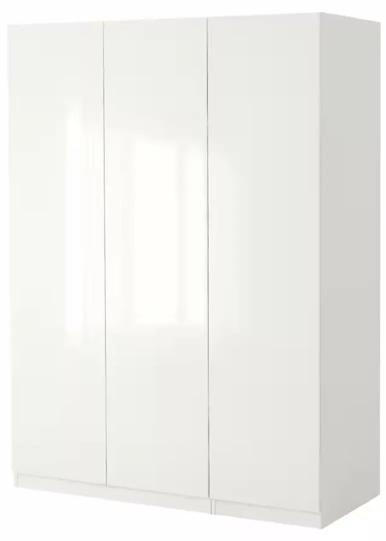 Dulap Ikea Pax/Fardal polite/bare/cosuri/sertare 150x60x201 (Alb/Lucios Alb)