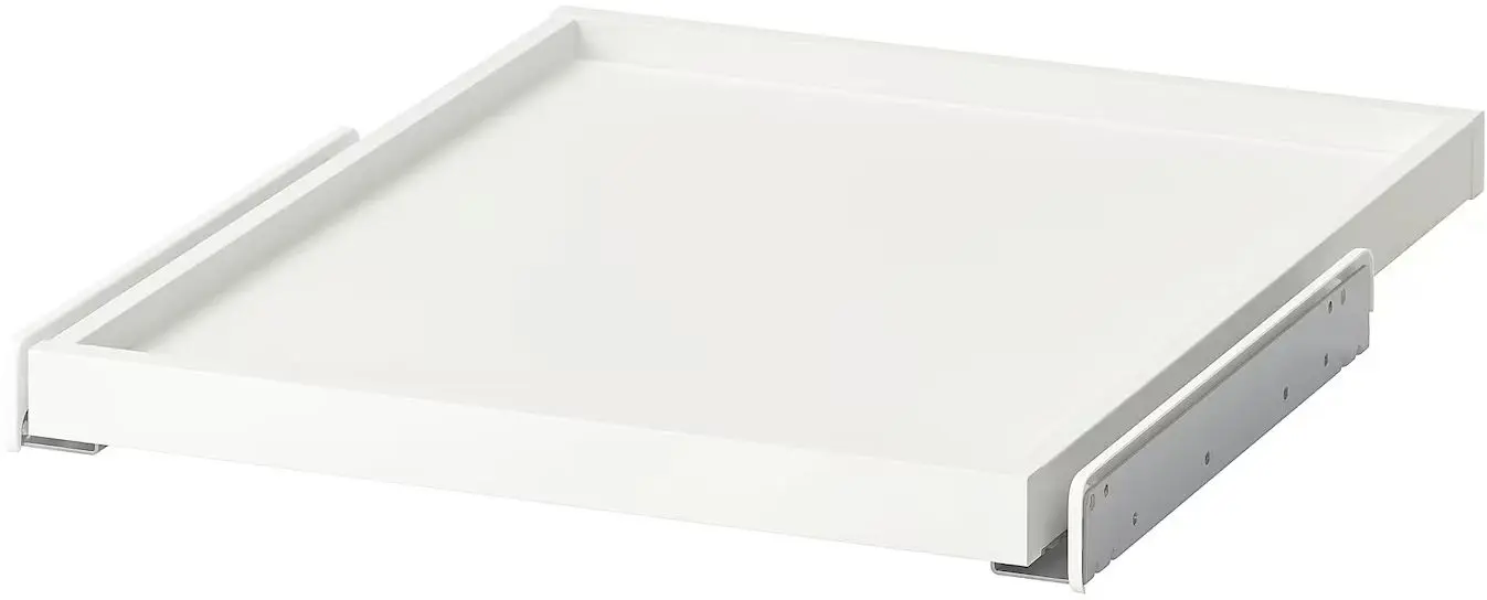 Dulap Ikea Pax/Fardal rafturi/bare/sertare/cosuri 150x60x236 (Alb/Gri deschis Lucios) - 5