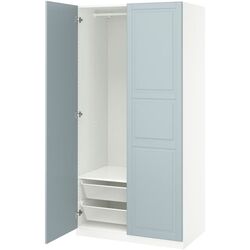 Dulap Ikea Pax/Fjarehals raft/bara/cosuri 100x60x201 (Alb/Gri deschis-bleu) Thumb