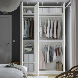 Dulap Ikea Pax/Forsand 7 rafturi/3 bare 150x60x236 (Alb) Thumb