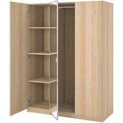 Dulap Ikea Pax/Forsand/Aheim rafturi/bara/oglinda 150x60x201 (Aspect Stejar Antichizat) Thumb