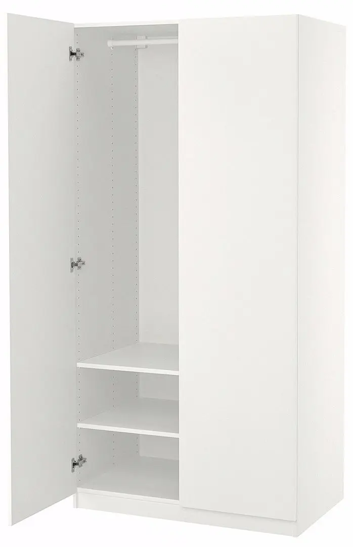 Dulap Ikea Pax/Forsand polite/bara 100x60x201 (Alb)