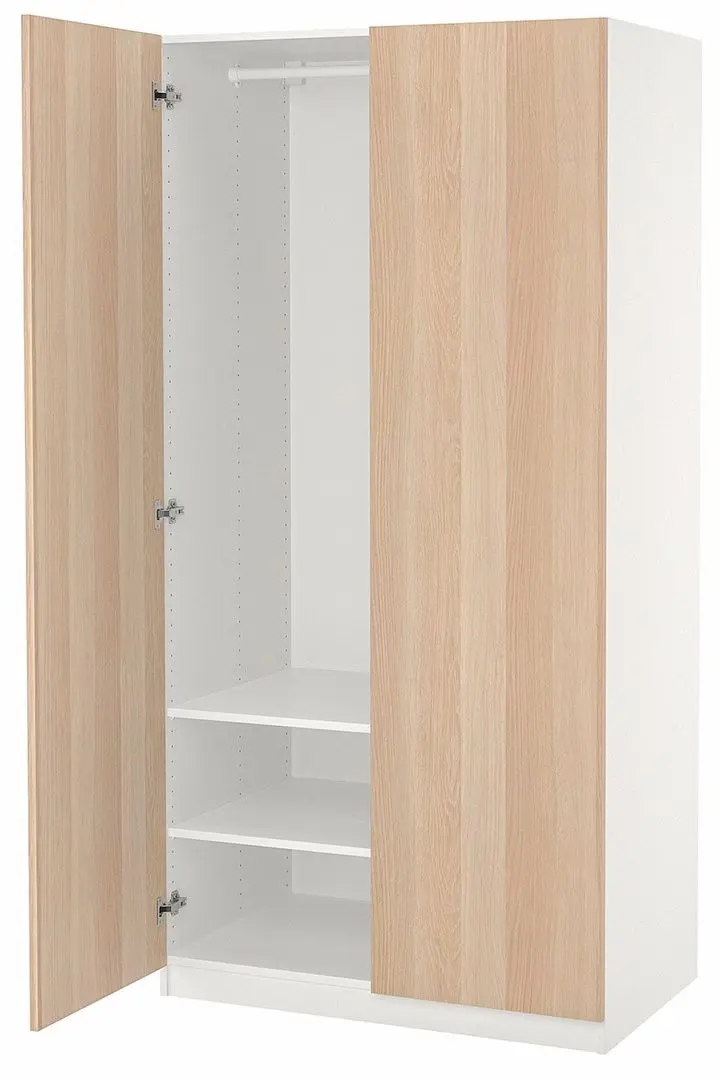 Dulap Ikea Pax/Forsand polite/bara 100x60x201 (Aspect Stejar Antichizat)