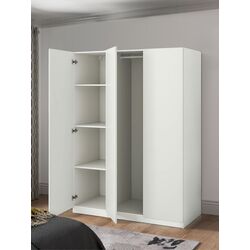 Шкаф Ikea Pax/Forsand полки/штанга 150x60x201 (Белый)