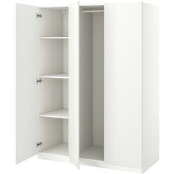 Dulap Ikea Pax/Forsand rafturi/bara 150x60x236 (Alb) Thumb